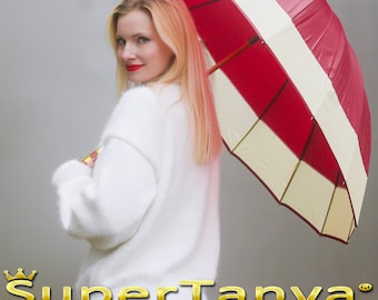 Rabbit angora sweater - SuperTanya handmade knitwear - made to order
