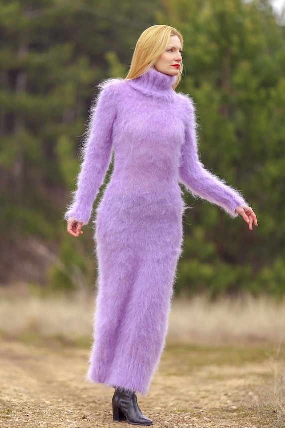 Purple Long Mohair Dress Fuzzy Lavender Dress Supertanya - Ready to Ship - Size XS and S - Etsy Purple Long Mohair Dress Fuzzy Lavender Dress Supertanya - Ready to Ship - Size XS and S - Etsy