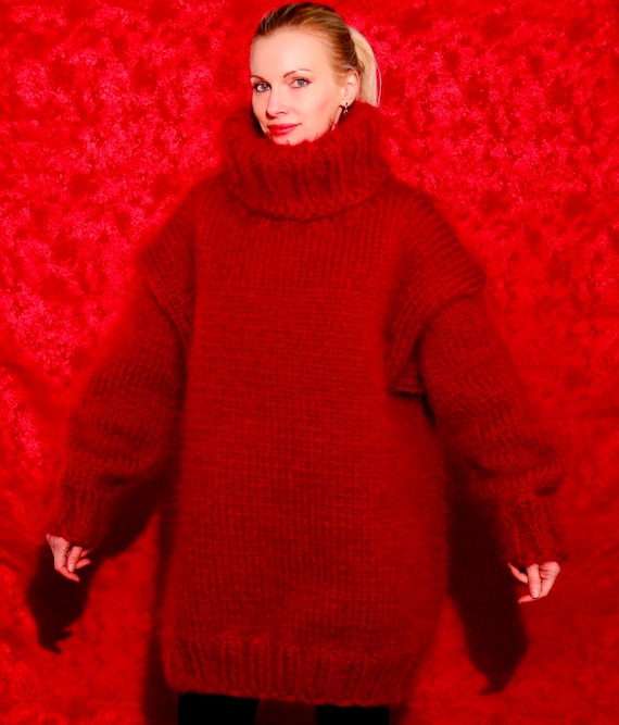 Dikke rode mohair trui door SuperTanya | Etsy Dikke rode mohair trui door SuperTanya | Etsy