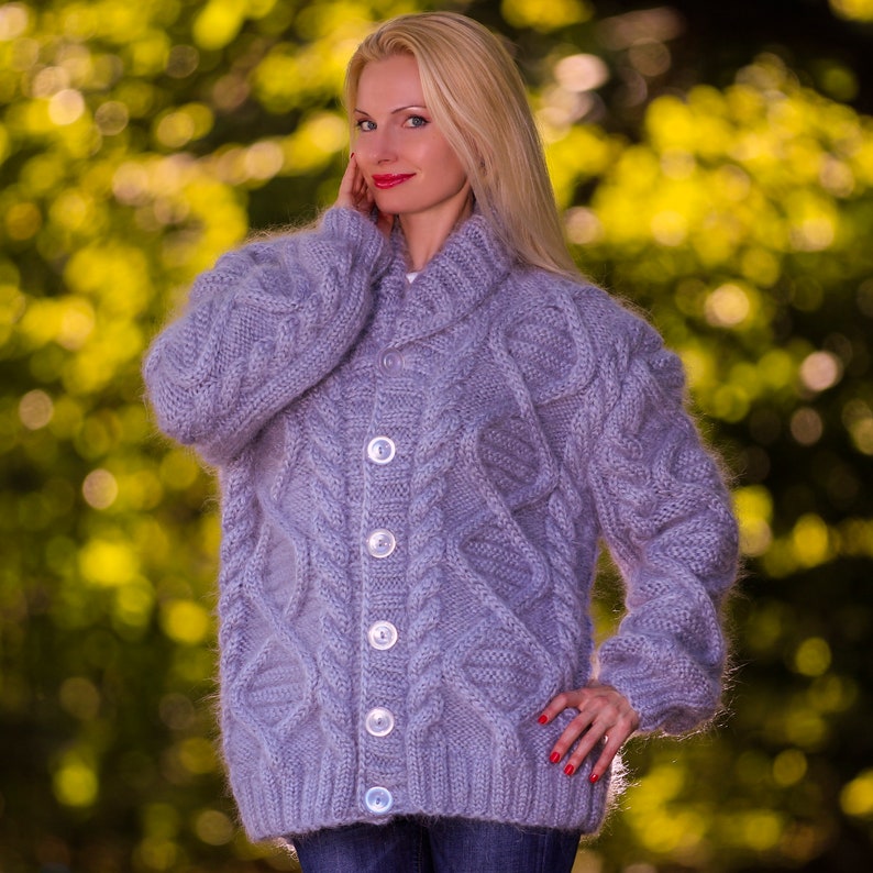 Cardigan Femme Automne En Tricot Torsadé - Coupe Ample, Boutonnage, Poches, Longueur Sous Les Hanches - 4