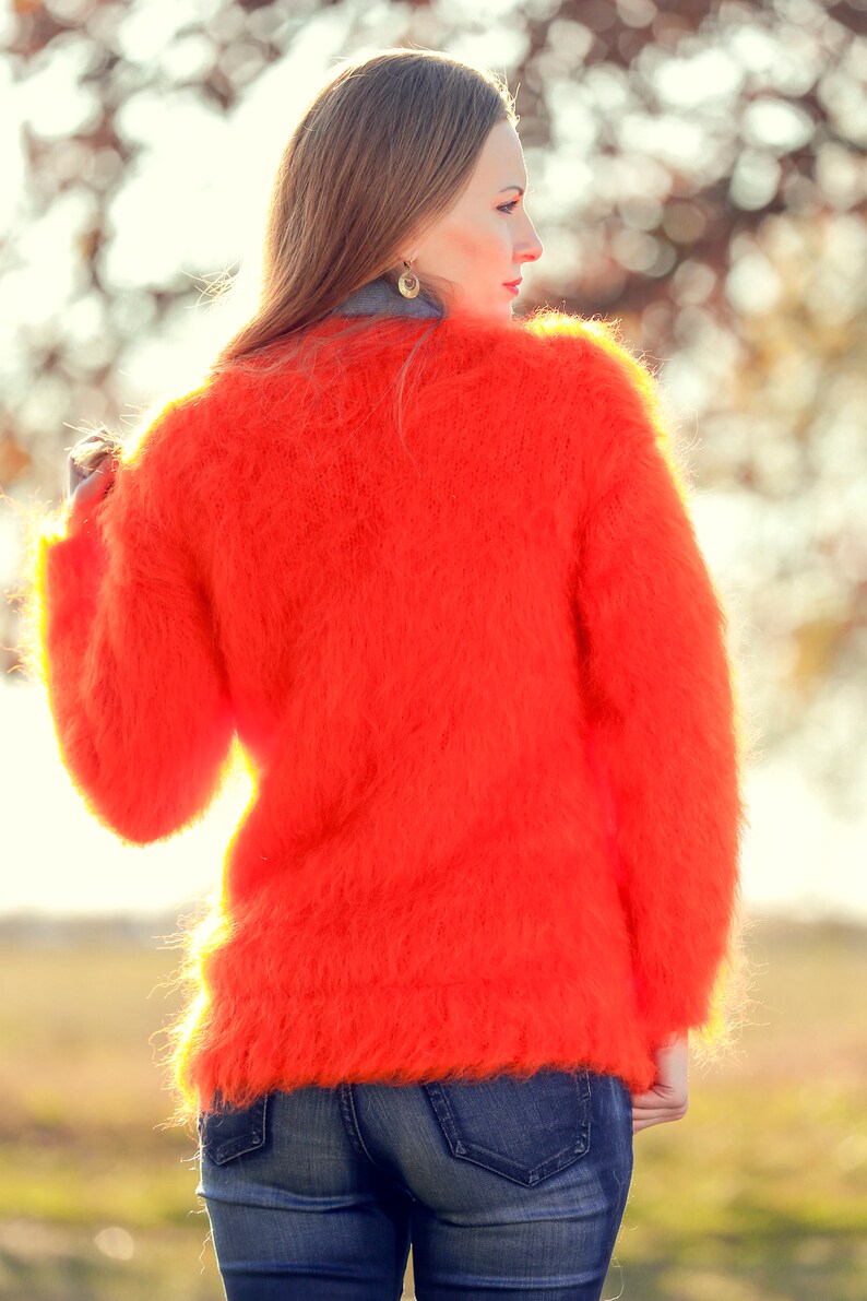 fuzzy mohair sweater