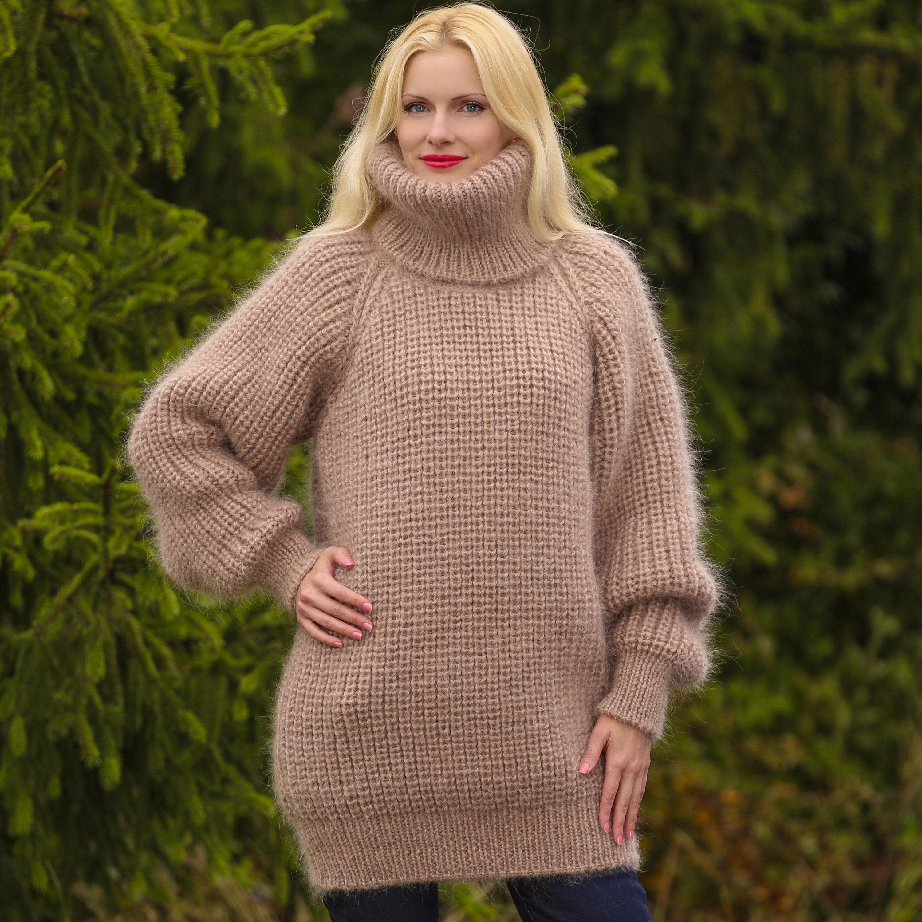 fuzzy mohair sweater