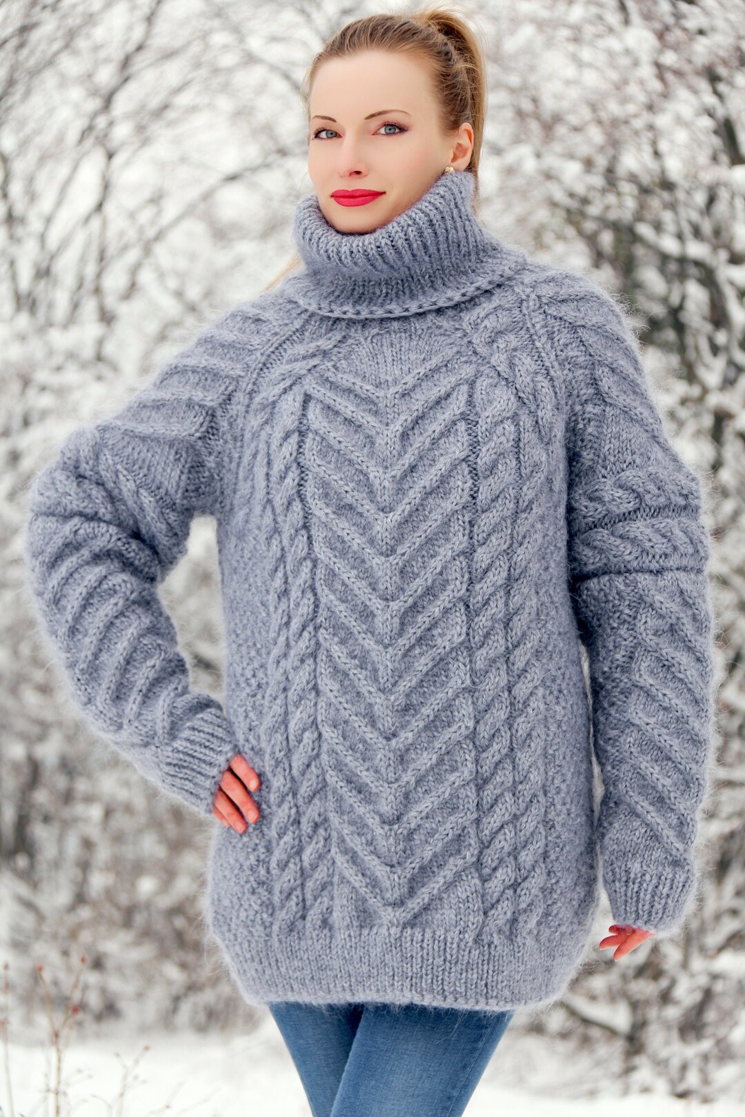 Knitted Sweater Pullover Jumper main image 1