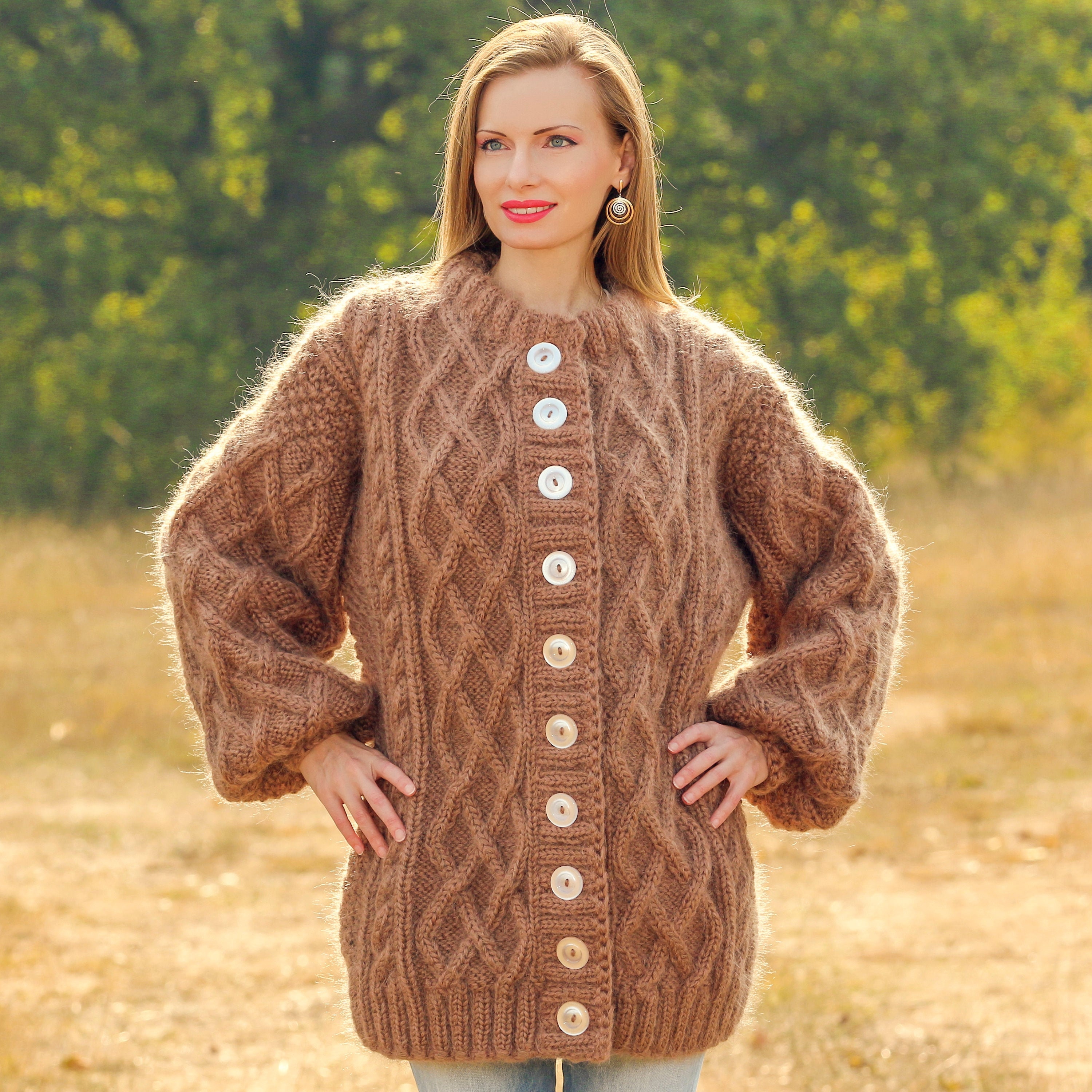 thick cardigans