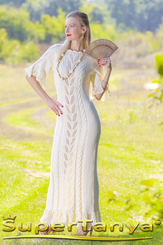 knitted wedding dress