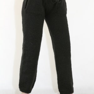 Black wool trousers with pockets by SuperTanya
