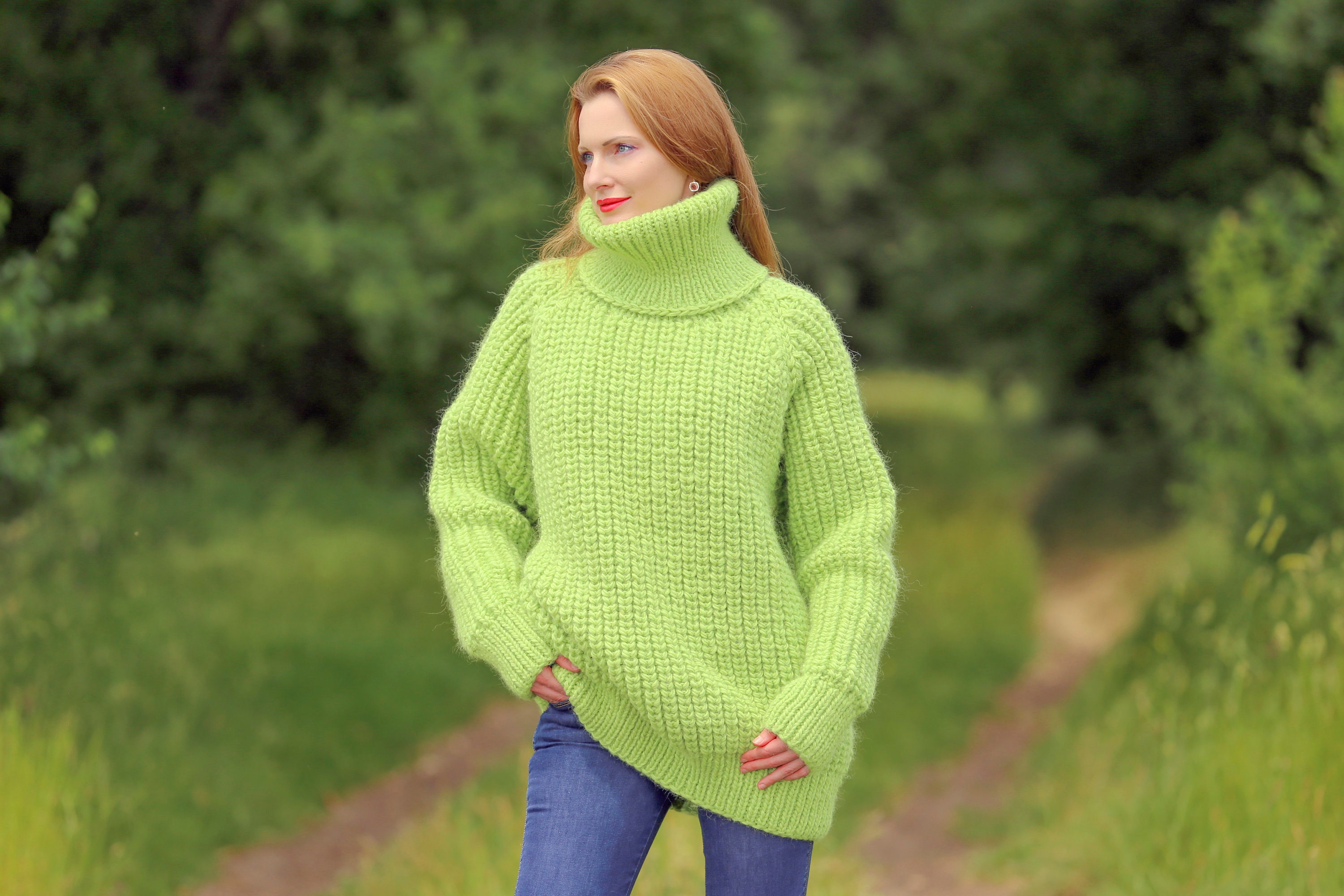 ❤❤特別価格☆最終❤❤未使用【paula lishman】❤ビーバーニッティング Thick wool sweater - Etsy 日本