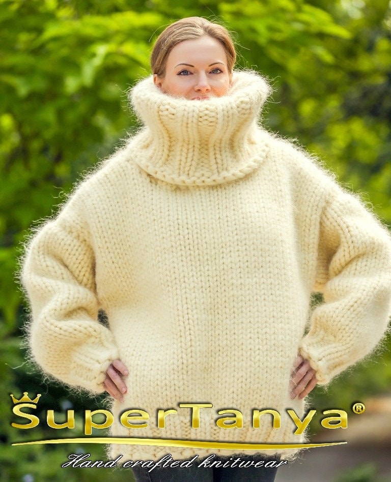 unfil◆twisted cotton sheer jersey turtle with mohair-stitch UNFIL Twisted cotton sheer jersey turtle with mohair-stitch