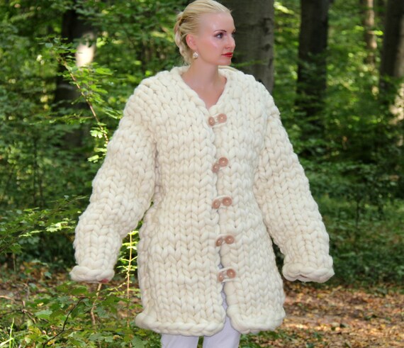 Thick clearance heavy cardigan