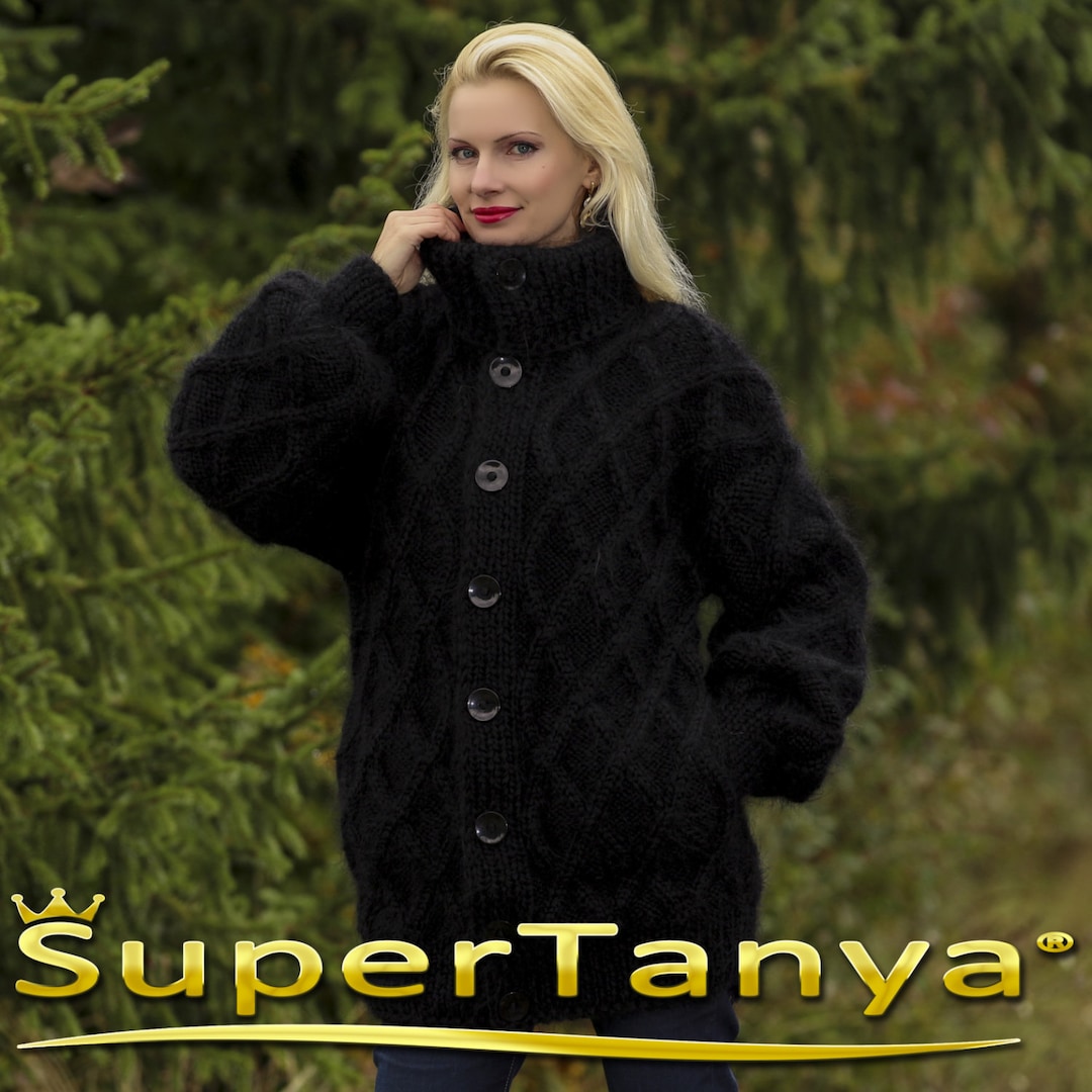 その他 TEN MOHAIR CARDIGAN BLACK S その他 TEN MOHAIR CARDIGAN