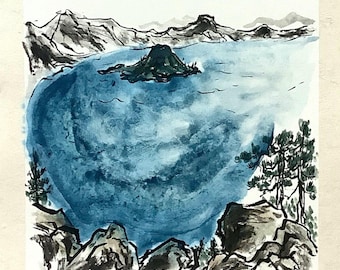 Hand-Painted Original Chinese Ink Painting