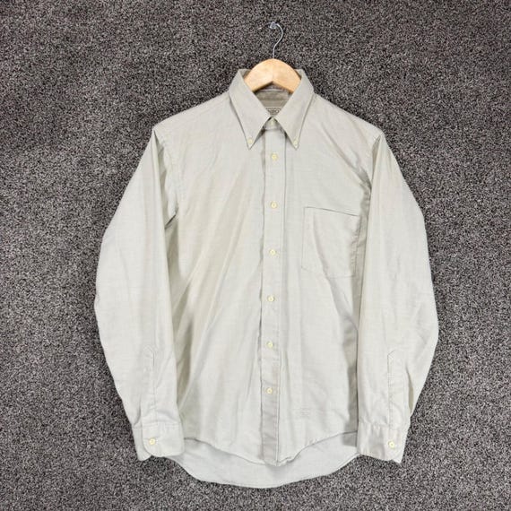 Vintage 60s ENRO Shirtbuilders Shirt Mens M Covington Birdseye Permanent Press