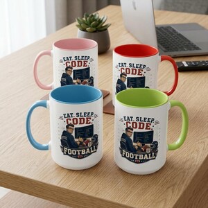 IT-Experten-Fußballbecher, Programmierer-Geschenk, Software-Ingenieur-Kaffeebecher, Entwicklerbecher, Geschenk für technische Leiter, College-Football-Codierungsbecher, Personalisierbar