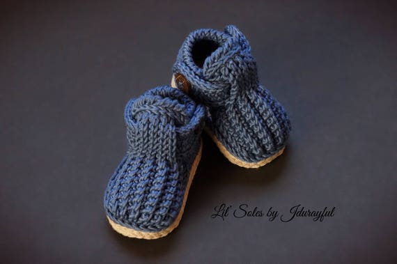 crochet baby boy shoes
