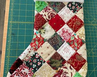 Patchwork Holiday Stocking