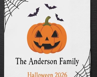 Personalized Halloween Cocktail Napkins: The Anderson Family Party Decorwedding cocktail napkins