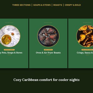 Chicken Recipes Cookbook | Caribbean Chicken Dinners Ebook | Jerk Curry Fried Chicken Soup Wings | Instant PDF Download image 6