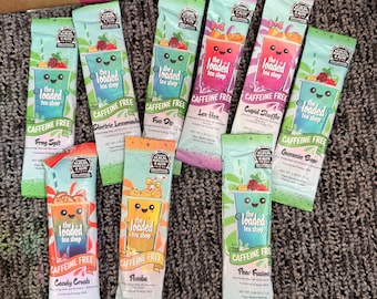 Loaded Tea Packets, Zero Sugar, Zero Calories, 200mg Caffeine (5 Pack)