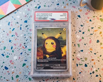 Mona Pika Custom Pokemon Card - Etsy