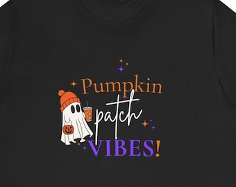 Pumpkin Patch Vibes Ghost Shirt | Cozy Fall Graphic Tee