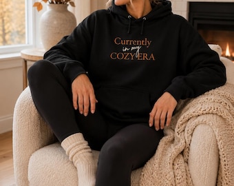 Cozy Era Hoodie | Minimalist Fall Autumn Graphic Sweatshirt