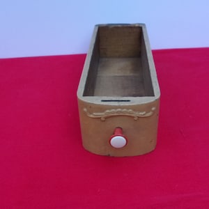 Sewing machine drawer vintage storage organizer grandma&#39;s country rustic catch all decorative planter recipe storage