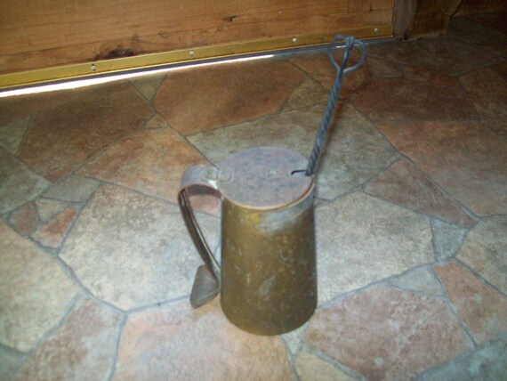 Fire Starter Brass Fireplace Hearth Decor Vintage Cape Cod Etsy
