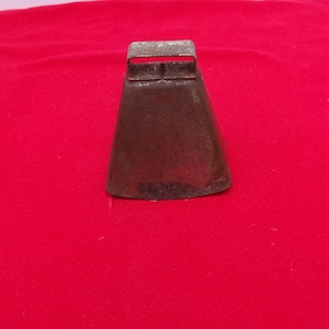 Cow bell metal animal bell clang farm neck ring shelf decor farmhouse country rustic