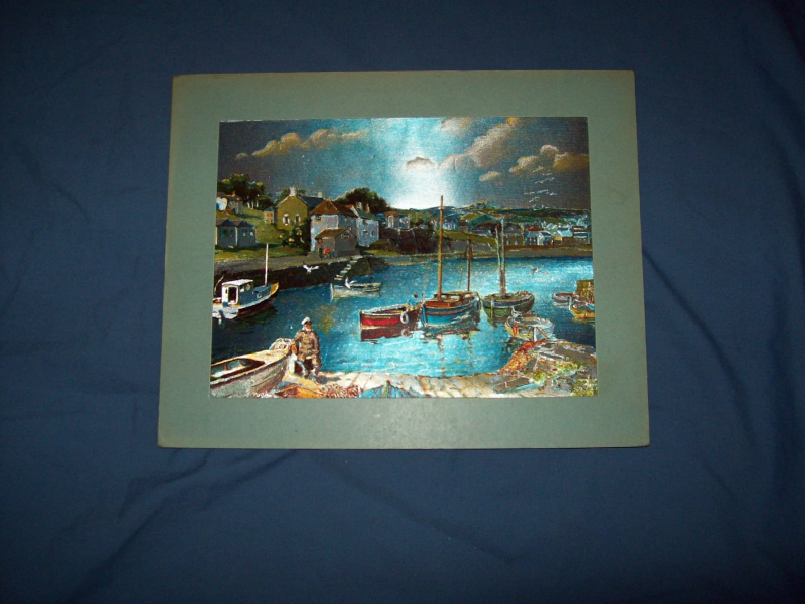 Foil Picture Dufex Prints England Coverack Bay Fishing Etsy