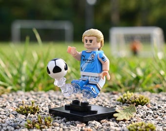 MOC Haaland recordbrekend baksteenspeelgoed, compatibel met lego, halloweencadeau, fan aanwezig