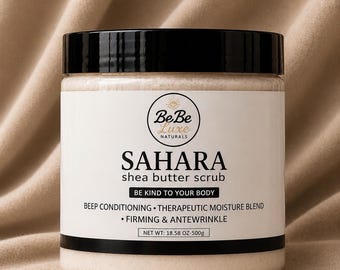 Scrub corpo al burro di karité del Sahara – Miscela esfoliante e idratante profonda (300 g)