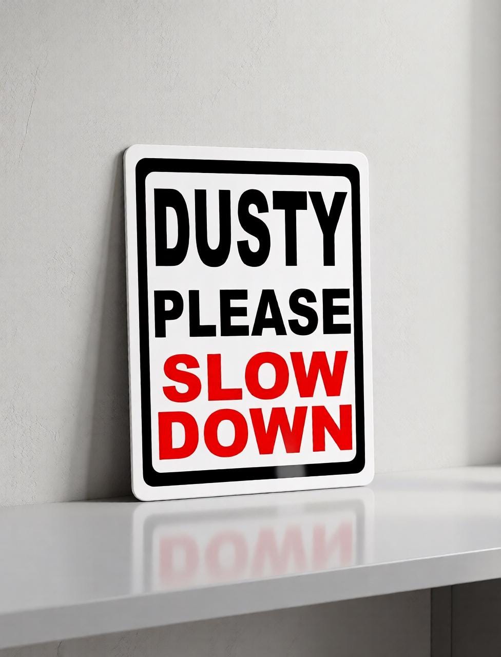 Slow Down Road Signs - Etsy