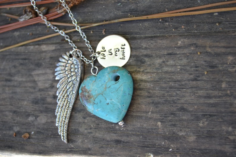 Remembrance Necklace Lost LovedOne Necklace Memorial Etsy