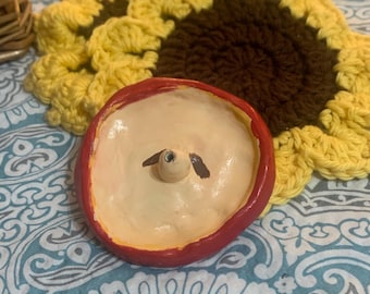 Apple Slice Incense Holder