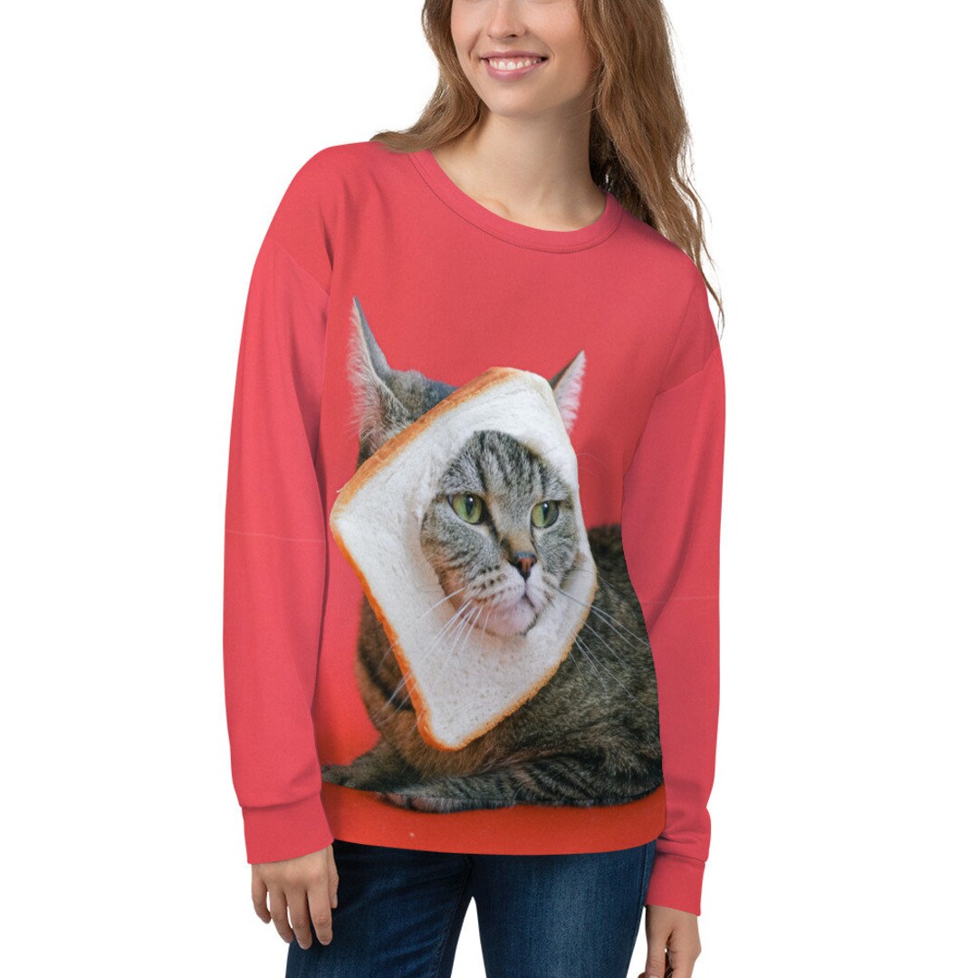 Funny Cat Shirt, Cat Shirt, Bread Cat, Kitty, Kitten, Cat Lover Gift