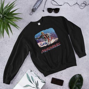 Courchevel, Skiing Shirt, Retro Ski, Skier Gift, Vintage Shirt, Retro Sweater, Vintage Sweater, Ski Gift, Ski Sweatshirt