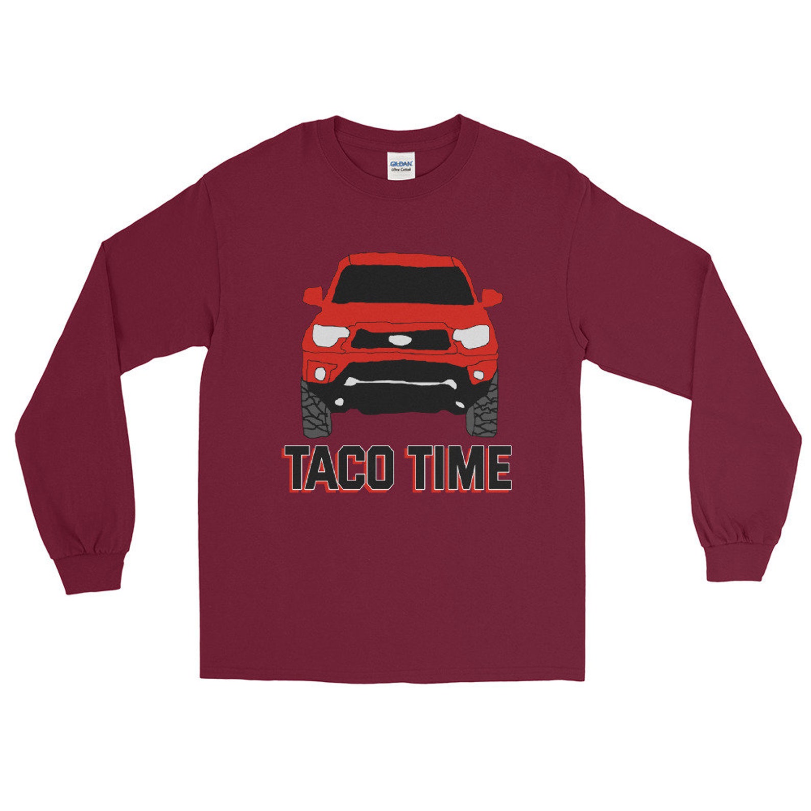 Toyota Shirt Taco Time Red Truck 4wd Overlanding Etsy