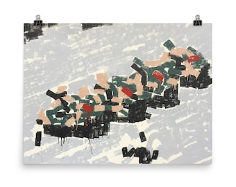 Tank Man Tiananmen Square Art Print Historic Protest Poster Iconic Symbol of Courage