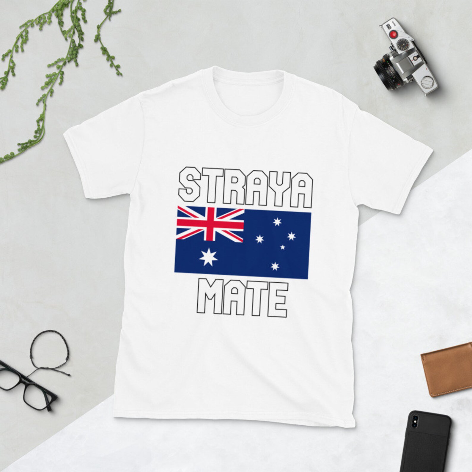 Straya Mate, Australian Flag, Straya, Aussie Gift, Australian Gift