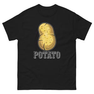 Potato Lover Food Image Cartoon grappig T-shirt Shirt