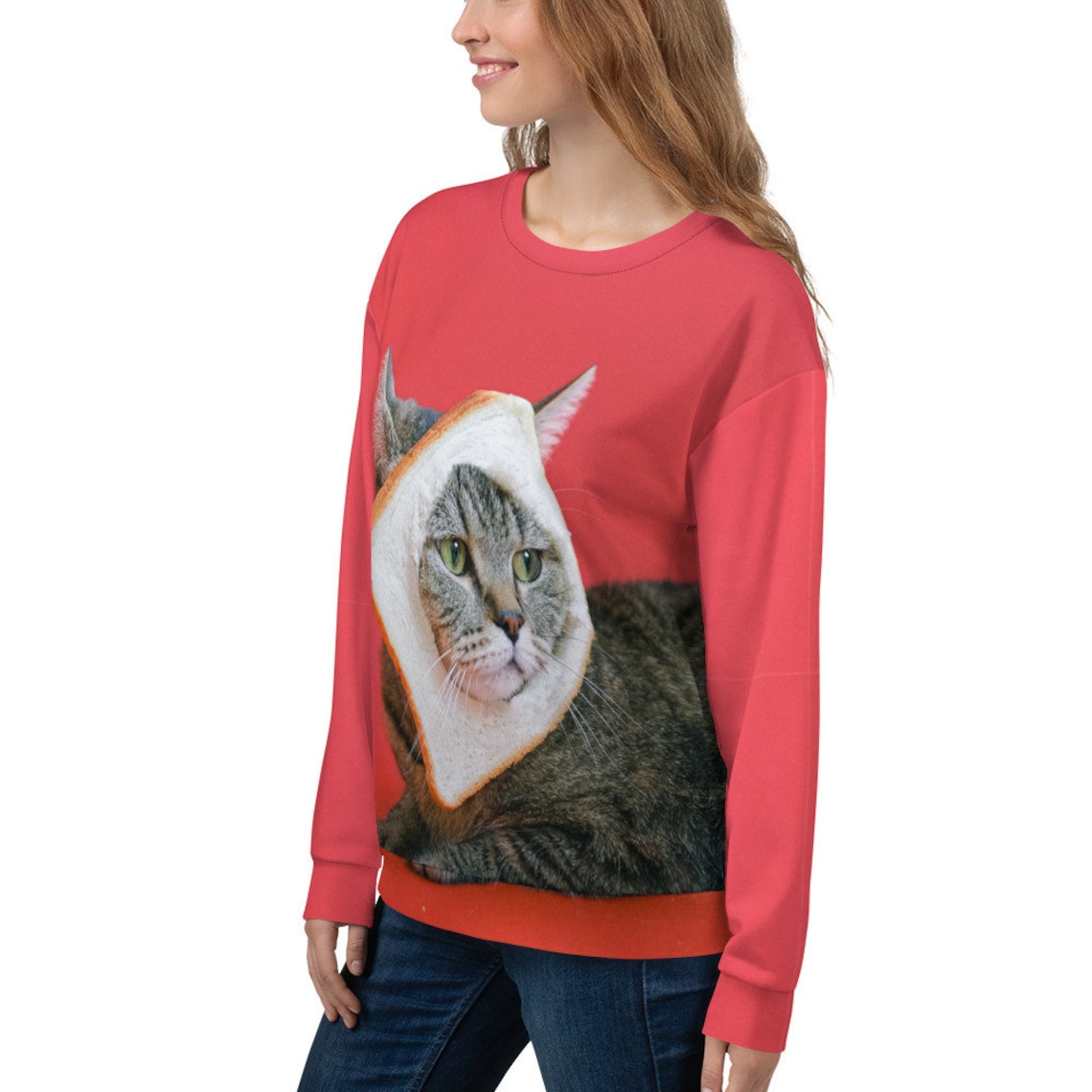 Funny Cat Shirt, Cat Shirt, Bread Cat, Kitty, Kitten, Cat Lover Gift