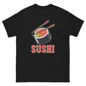 Sushi Lover Food Image Cartoon grappig T-shirt Shirt