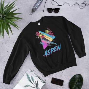 Skiing Sweatshirt, Aspen Gift, Aspen, Ski Aspen, Skiing Aspen, colorado, skiing gift, Ski Sweatshirt, Aspen Sweatshirt, Unisex Sweatshirt