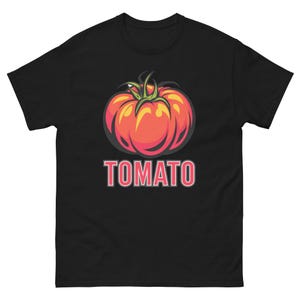 Tomaat Lover Food Image Cartoon grappig T-shirt Shirt