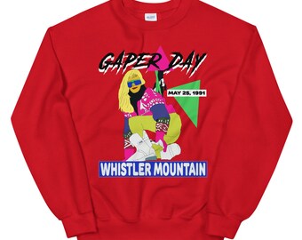 Gaper Day Whistler Mountain 1991 Unisex Sweatshirt