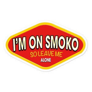 I'm on Smoko, Gift For Australian, Vegemite, Gift for Music Fan, Punk, Funny Gift, Australian Gift, The Chats, Bubble-free stickers