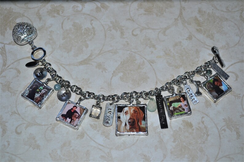 Soldered Charms Soldered Jewelry Soldered Charm Bracelet Etsy