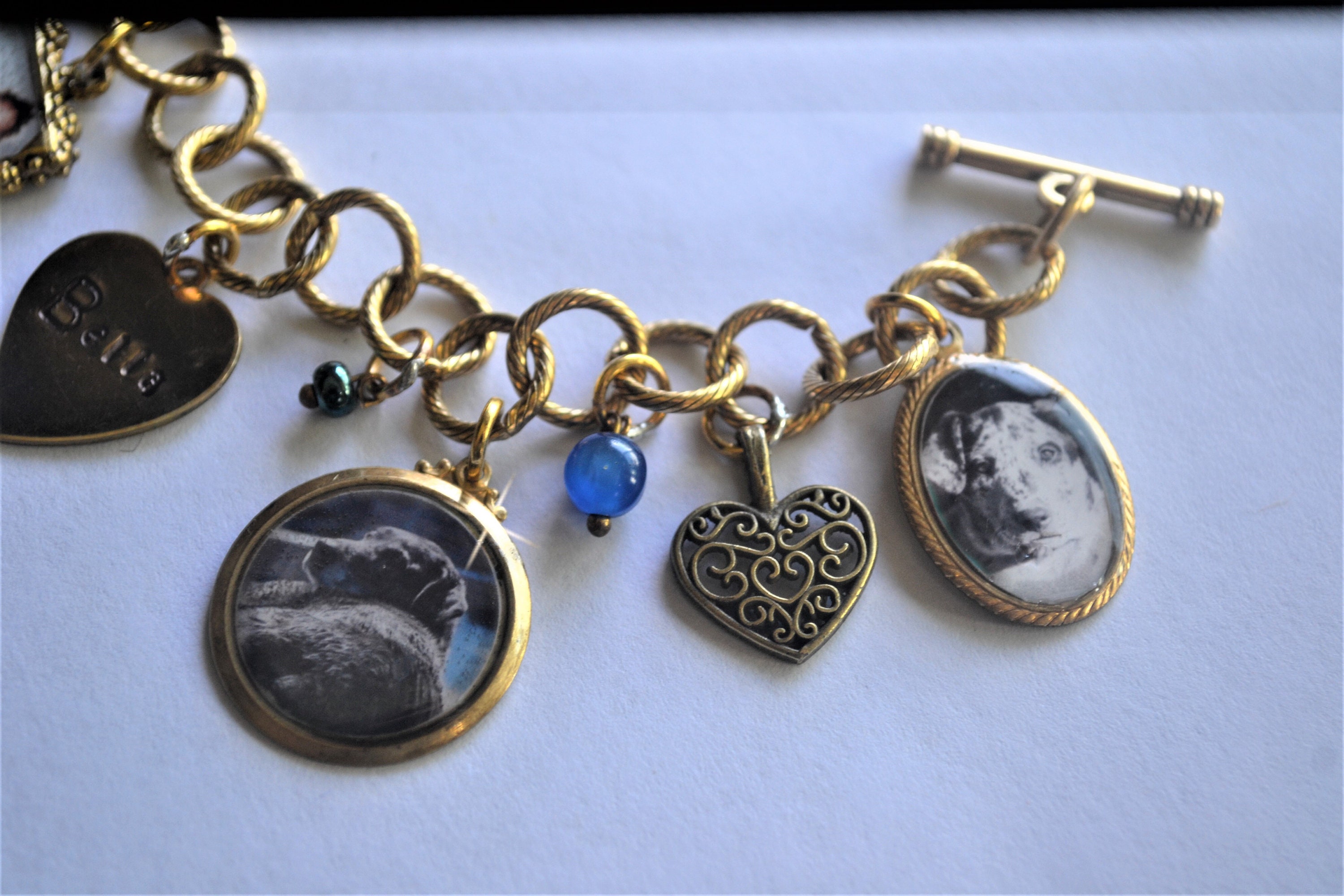 Memory Bracelet Charm Bracelet Custom Bracelet Personalized Etsy