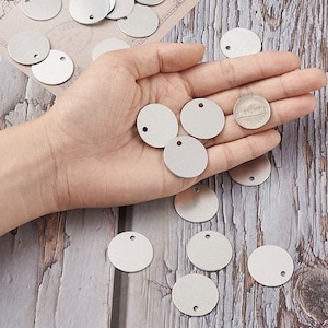 Metal Name Tag, Wedding Favor, Charms, Tags, Labels, Name Tags, Hand Stamped Charms, Engraved ID Tags,  Pet Tags, Gift Tags, GPS Coordinate