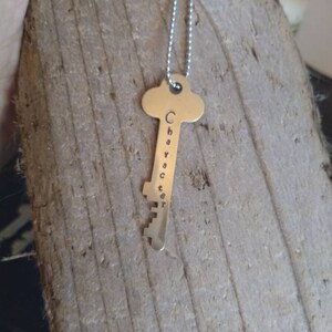 Key Necklace, Engraved Keys, Custom Keys, Personalized Key, Giving Key, Stamped Key, Old Keys, Skeleton Keys, Vintage Keys, Bulk Order Keys image 5